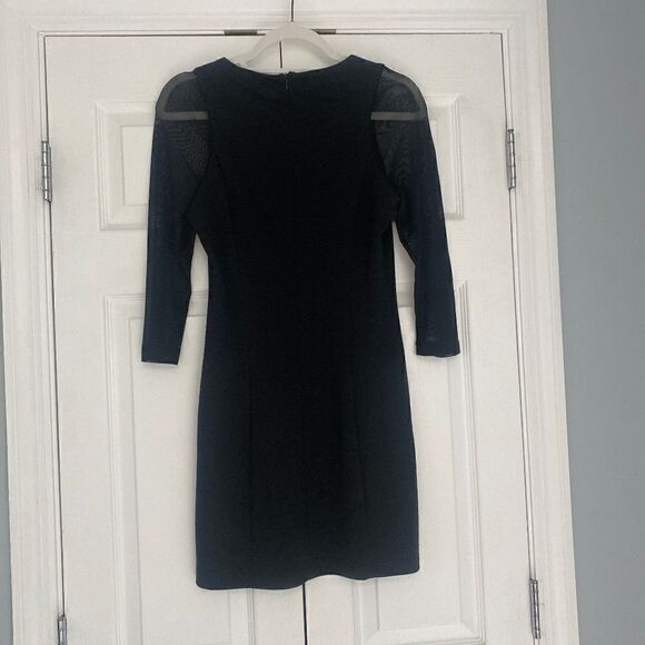 Jack Mini Dress with Mesh Sleeves - Picture 3 of 4